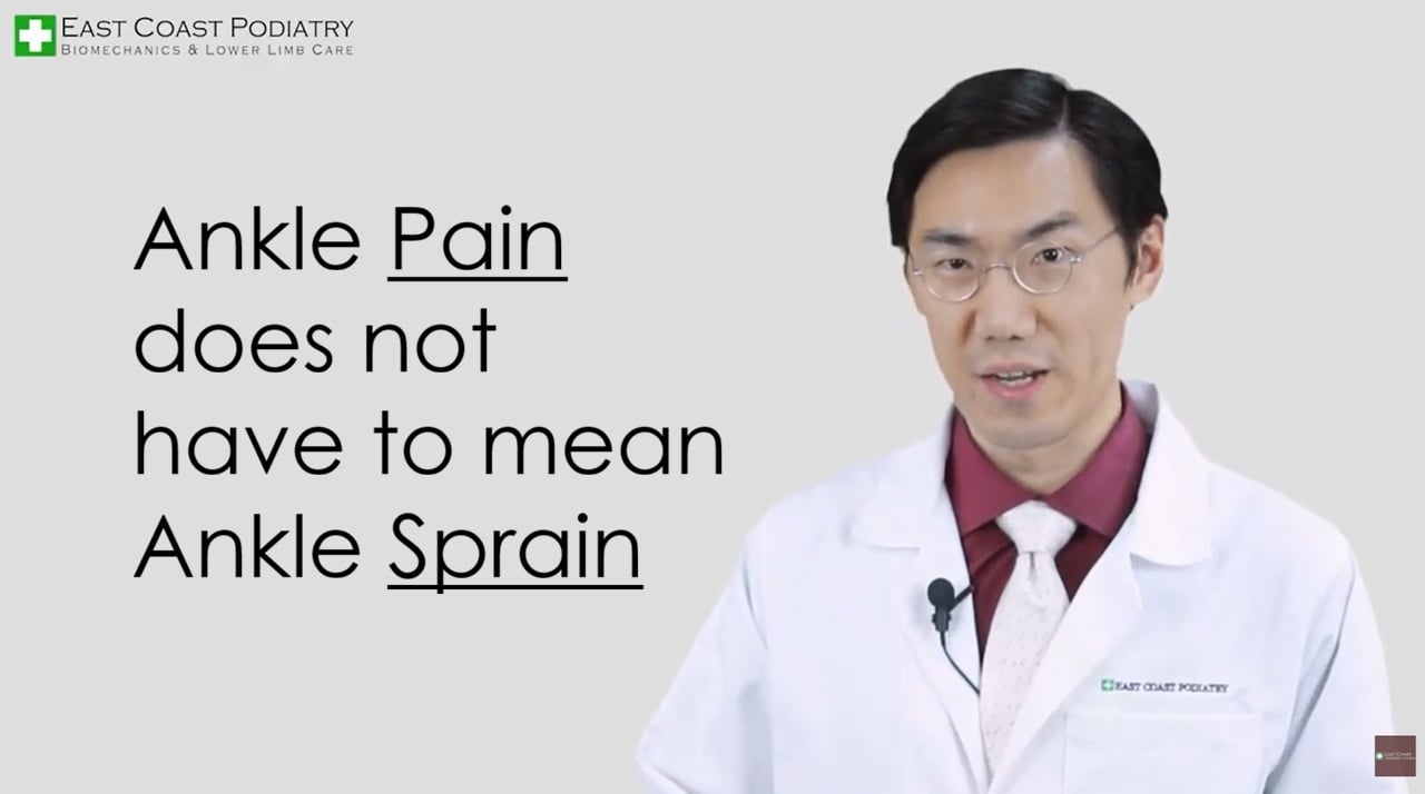 Types of Ankle Pain and Ankle Sprain by Dr Michael Lai
