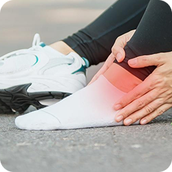 Numbness, burning or shooting pains when weight-bearing