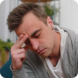 Sensation of foot heaviness