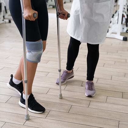 Unusual gait pattern