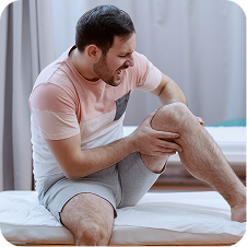 Weakness in the lower limbs