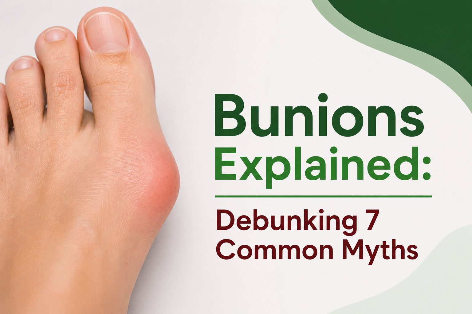 Bunions Explained: Debunking 7 Common Myths
