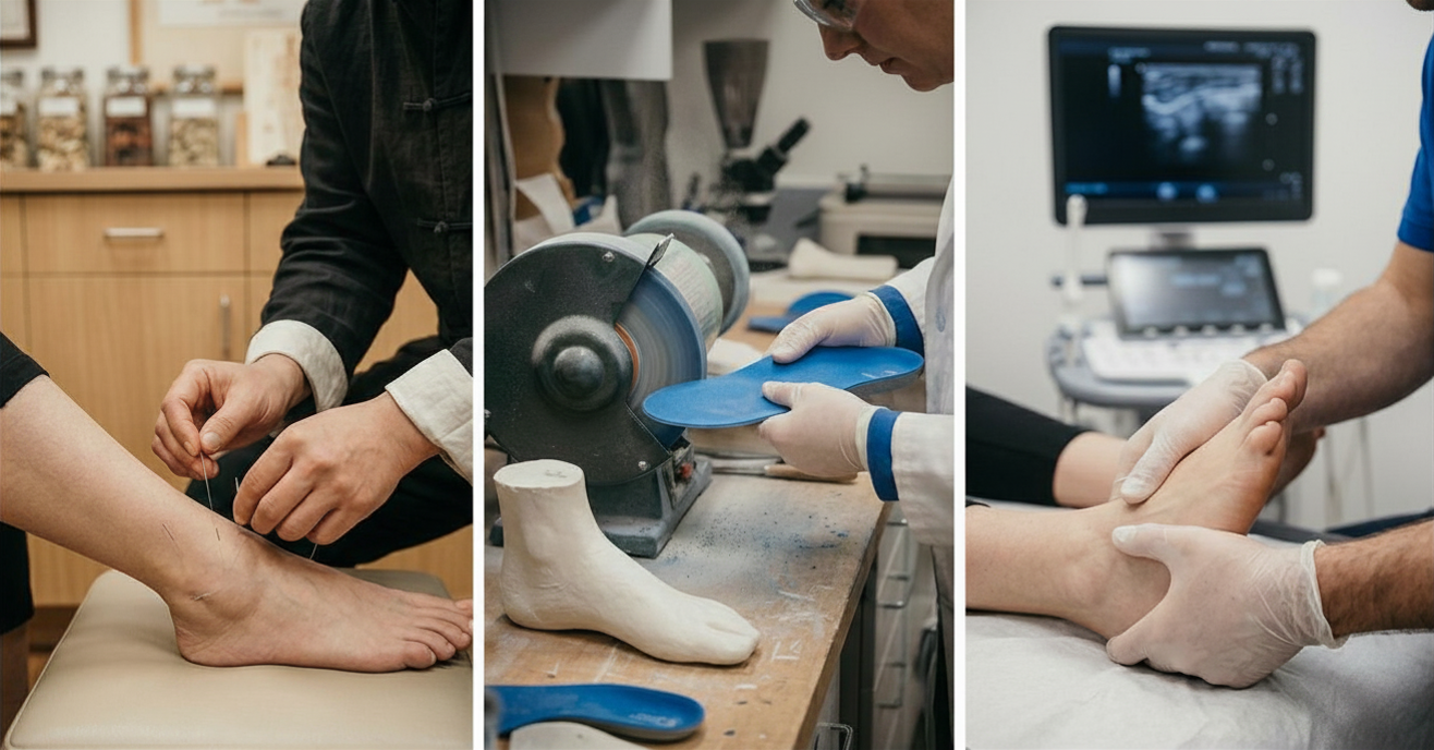 Understanding Your Options: Traditional Chinese Medicine (TCM), Orthotics, or Podiatry for Lower Limb Pain