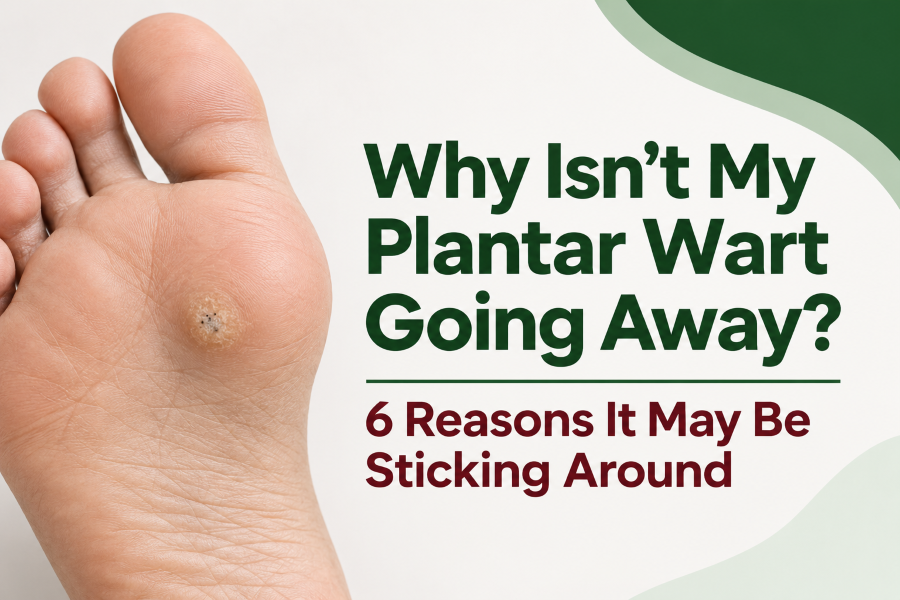 Why Isn’t My Plantar Wart Going Away? 6 Reasons It May Be Sticking Around