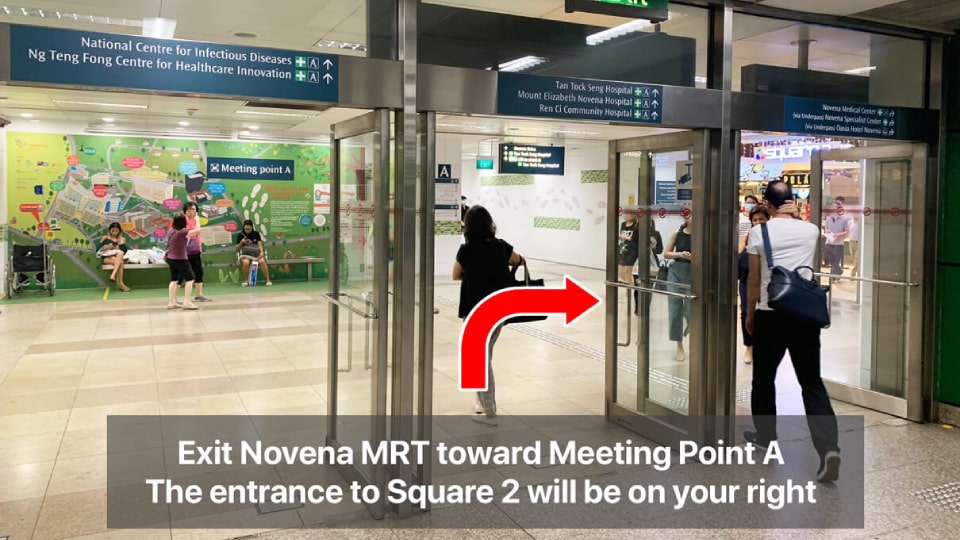 ECP Novena Clinic Direction | Novena MRT Square 2